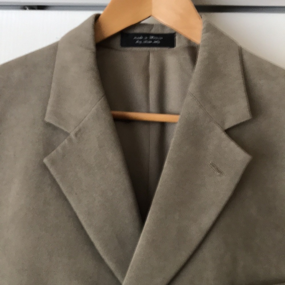 Alfani Suede Sport Coat Size 42 L - Picture 2 of 5